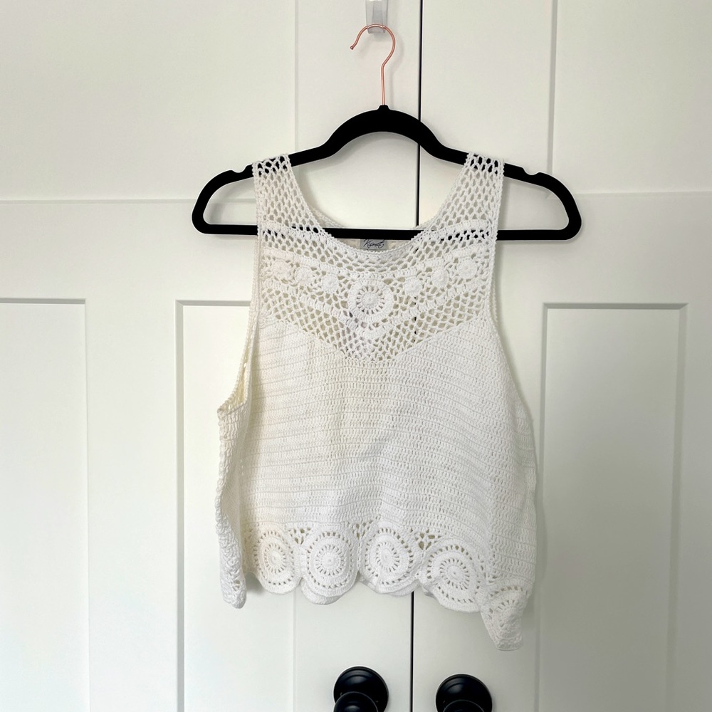 White knit tank - Kismet